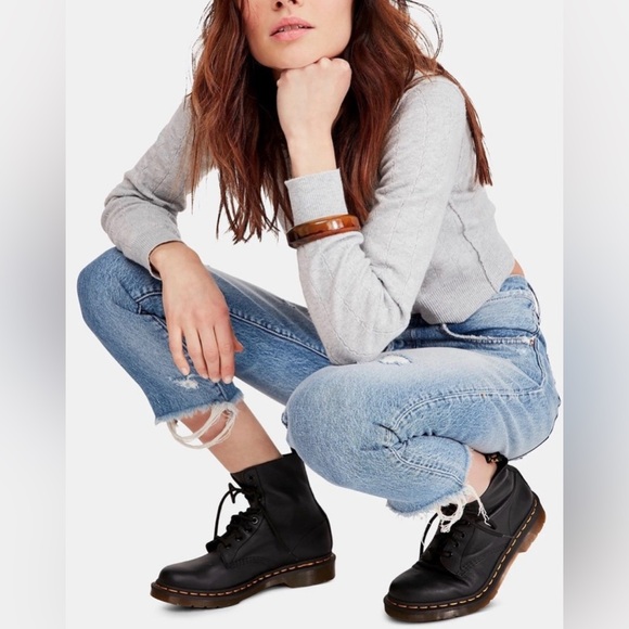 We The Free Denim - Free people We the free Good Time Relaxed Jeans. Color November Rain